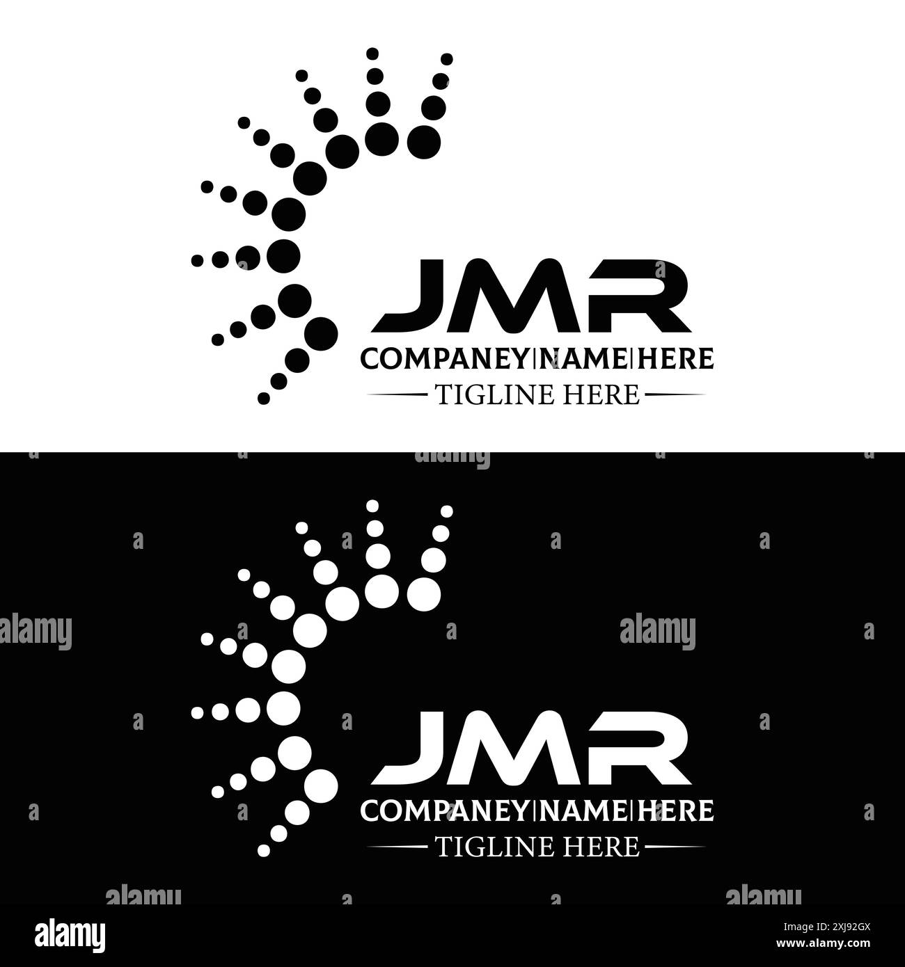 JMR-Logo. J M R-DESIGN. Weißer JMR-Buchstabe. JMR, J M R Letter Logo-Design. J M R Letter Logodesign in GOLD, GOLDENES LOGO, DREI, Stil. Letter-Logo-Set Stock Vektor