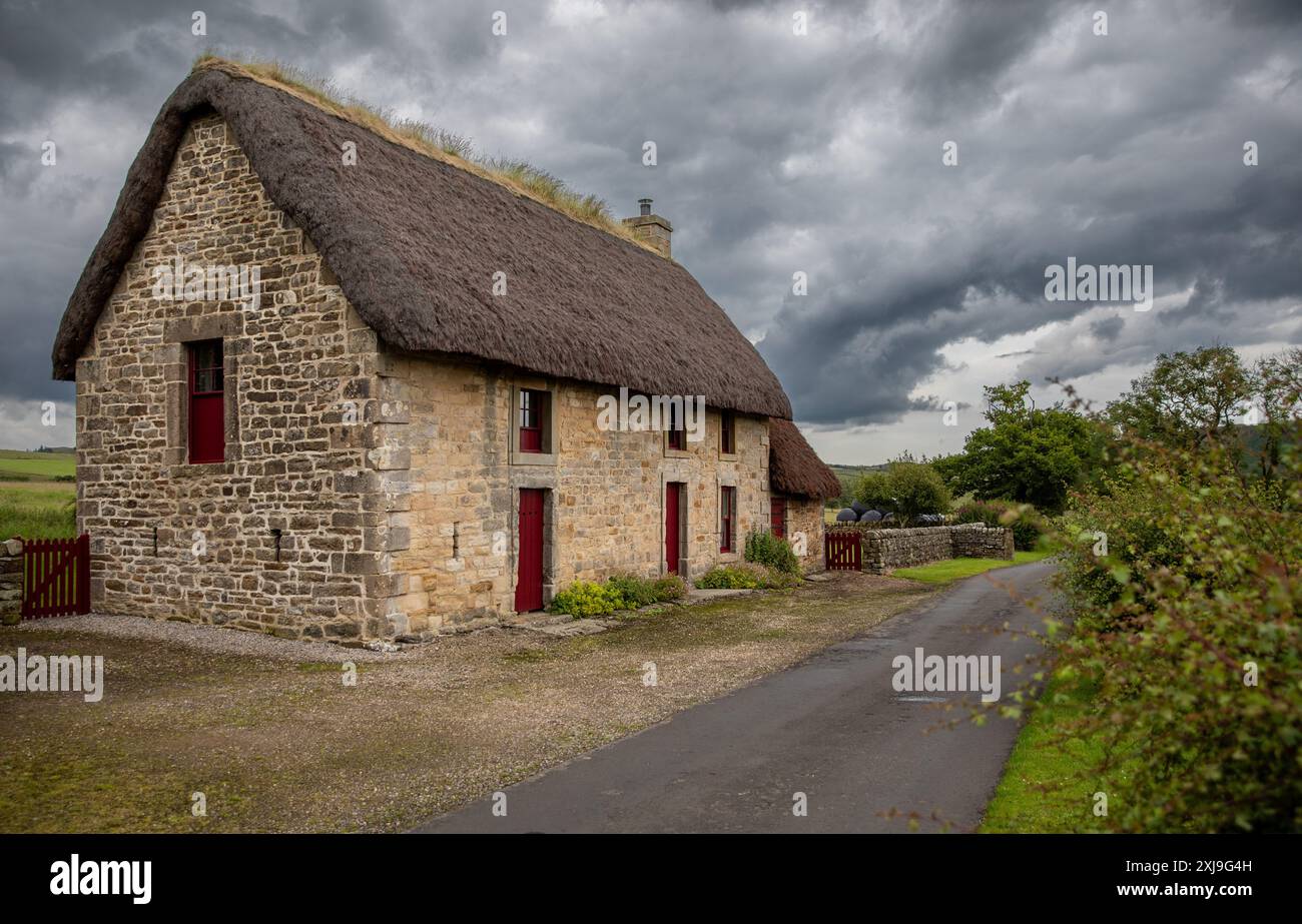 Causeway House in der Nähe des römischen Forts Vindolanda im südlichen Northumberland Stockfoto