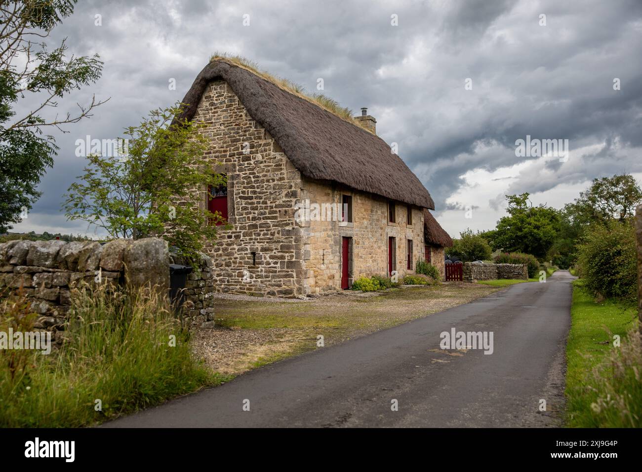 Causeway House in der Nähe des römischen Forts Vindolanda im südlichen Northumberland Stockfoto