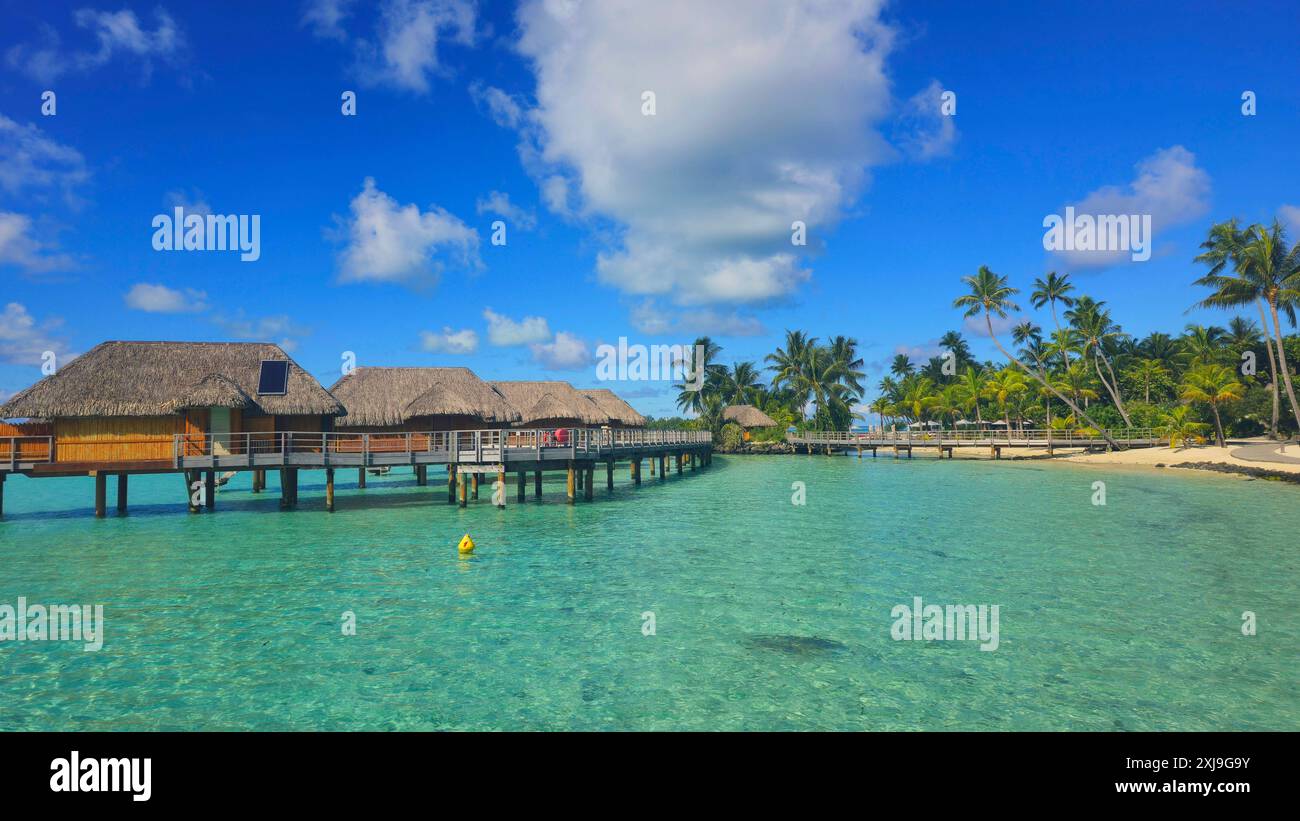 Le Bora Bora by Pearl Resort, Moto Tevairoa Bora Bora, Französisch-Polynesien, Südpazifik, Pazifik Copyright: GeraintxTellem 1365-551 Stockfoto