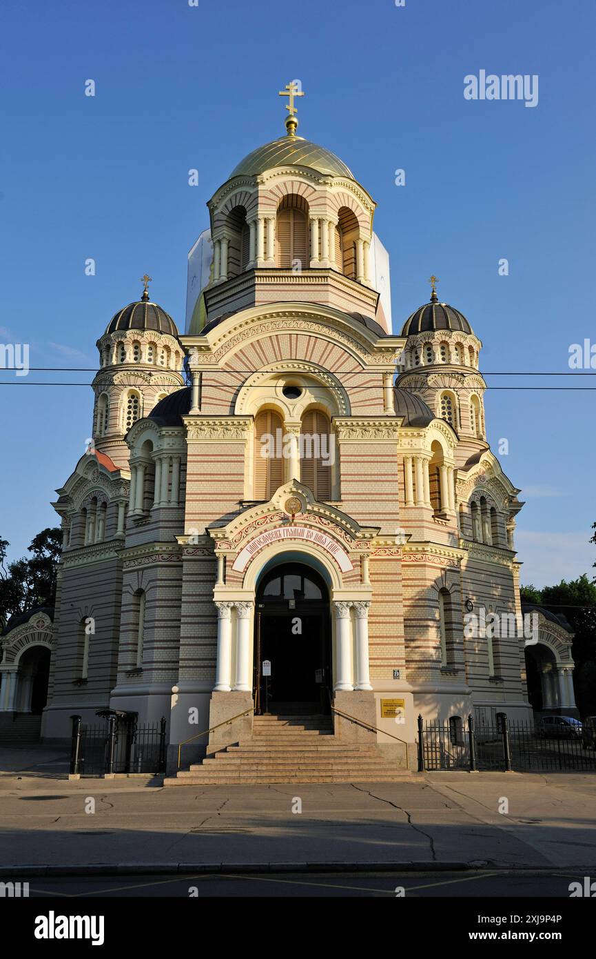 Geburt Christi Orthodoxe Kathedrale, UNESCO-Weltkulturerbe, Riga, Lettland, Ostseeraum, Europa Copyright: GOUPIxCHRISTIAN 1382-59 Stockfoto