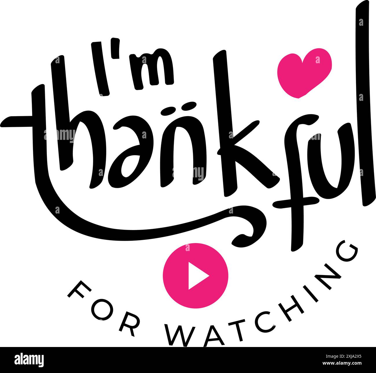 Ein lebendiger Vektor im Design des Endbildschirms mit einer „Danke für die Wiedergabe“-Nachricht. Er eignet sich perfekt für Videomacher und zeichnet sich durch auffällige Typografie und dynamische Grafiken aus Stock Vektor