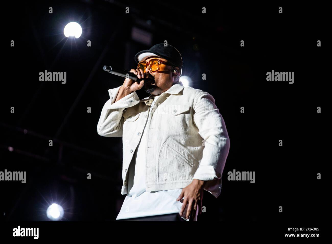 Musikkonzert - Schwarze Augen Erbsen apl.de.ap Allan Pineda Lindo der Schwarzen Augen Erbsen Mailand Fiera Milano Live Italien Copyright: XEmanuelaxGiurano/TSCKx/xLiveMediax LPM 1444233 Stockfoto