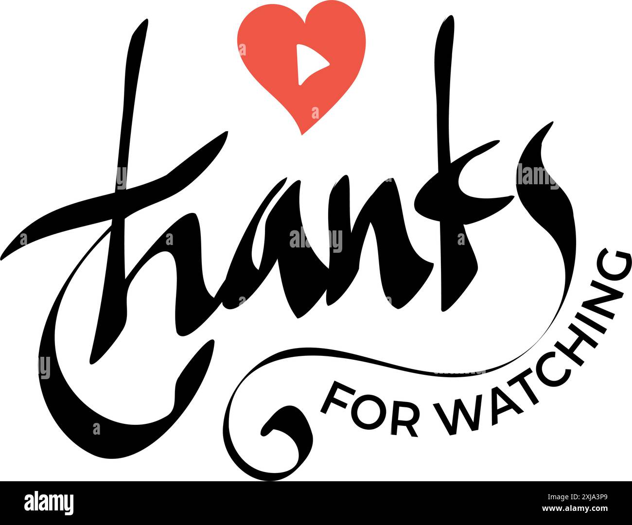 Ein lebendiger Vektor im Design des Endbildschirms mit einer „Danke für die Wiedergabe“-Nachricht. Er eignet sich perfekt für Videomacher und zeichnet sich durch auffällige Typografie und dynamische Grafiken aus Stock Vektor