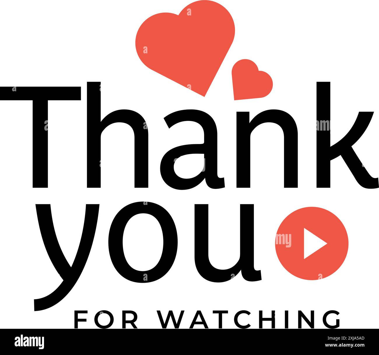 Ein lebendiger Vektor im Design des Endbildschirms mit einer „Danke für die Wiedergabe“-Nachricht. Er eignet sich perfekt für Videomacher und zeichnet sich durch auffällige Typografie und dynamische Grafiken aus Stock Vektor