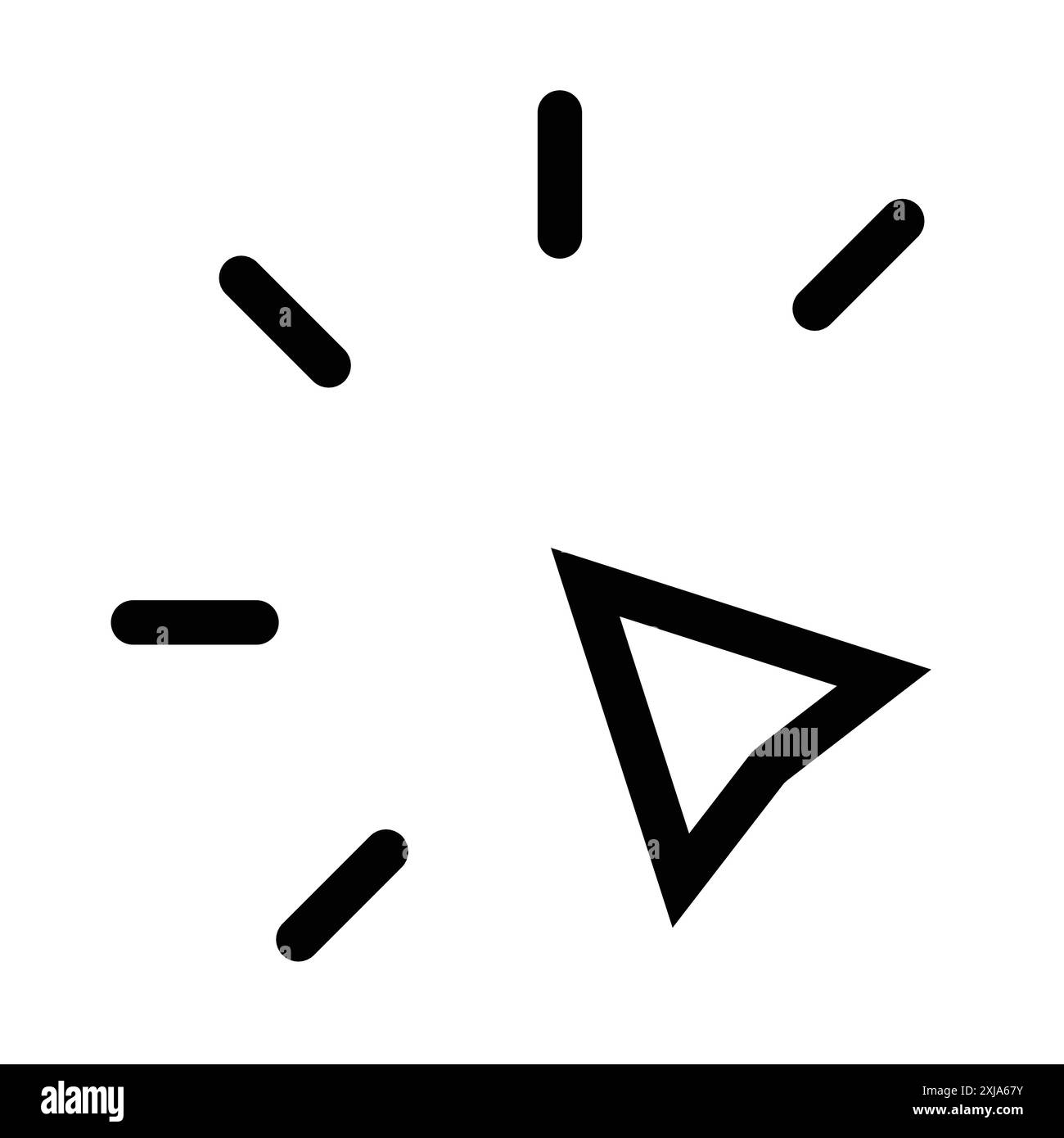 Wählen Sie die Elementsymbolgruppe im Umrissstil dünner Linien und im linearen Vektorzeichen aus Stock Vektor