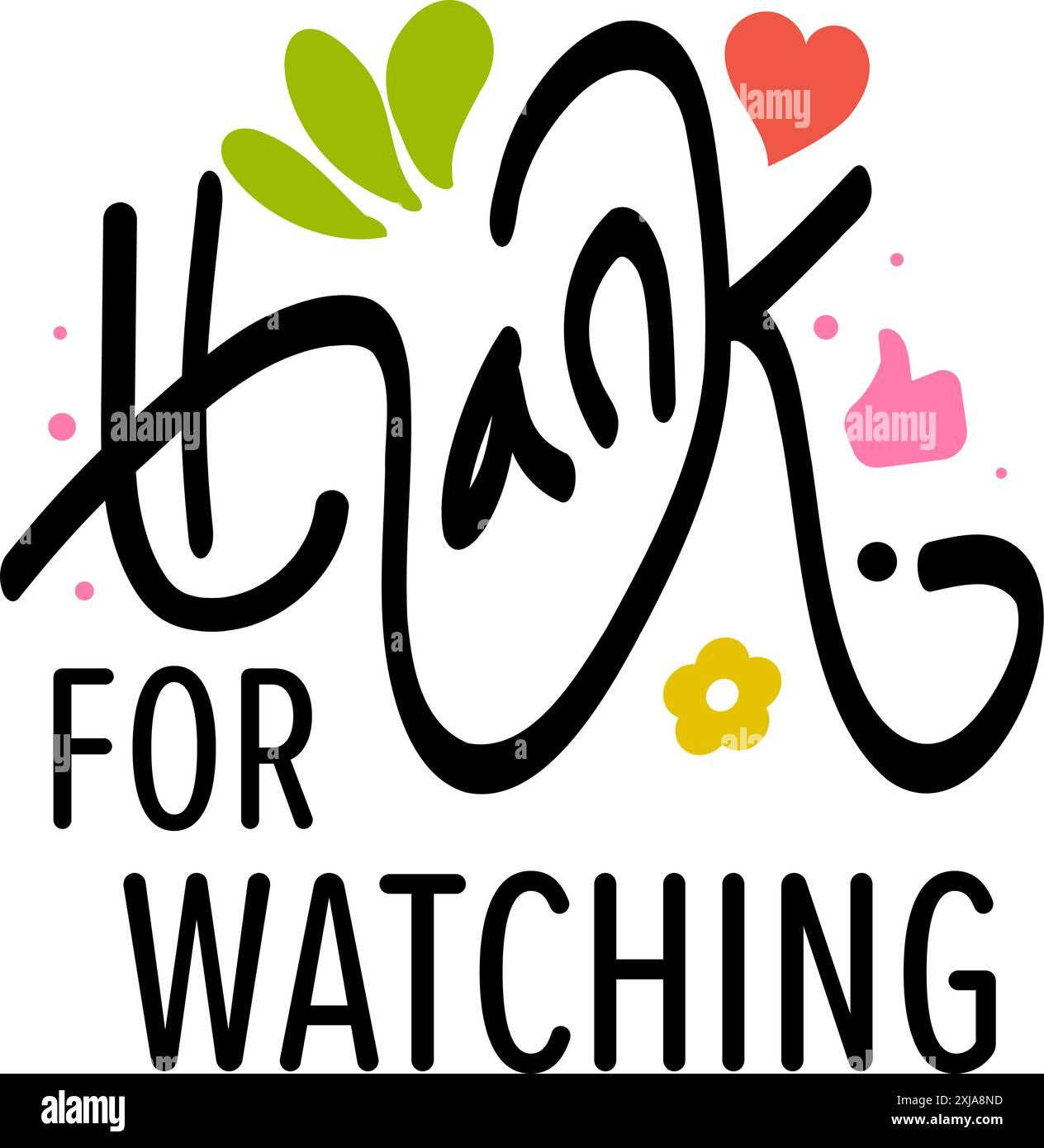 Ein lebendiger Vektor im Design des Endbildschirms mit einer „Danke für die Wiedergabe“-Nachricht. Er eignet sich perfekt für Videomacher und zeichnet sich durch auffällige Typografie und dynamische Grafiken aus Stock Vektor