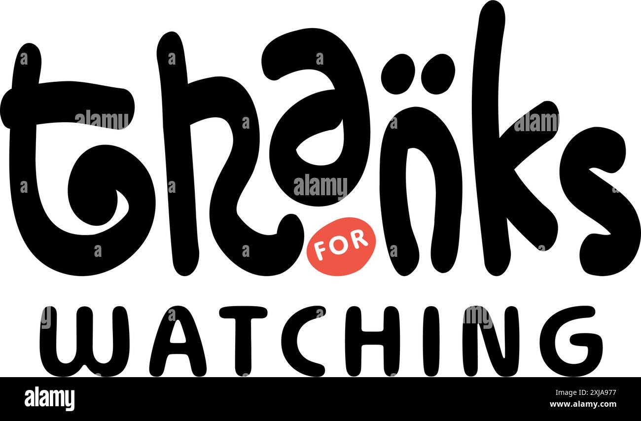 Ein lebendiger Vektor im Design des Endbildschirms mit einer „Danke für die Wiedergabe“-Nachricht. Er eignet sich perfekt für Videomacher und zeichnet sich durch auffällige Typografie und dynamische Grafiken aus Stock Vektor