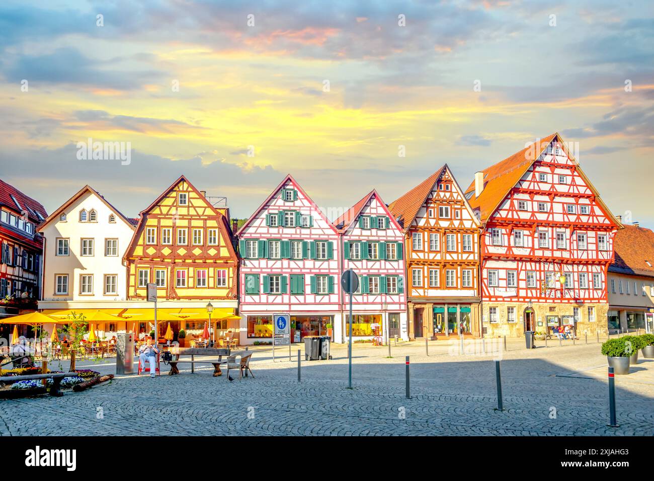 Altstadt von Bad Urach, Deutschland Stockfoto