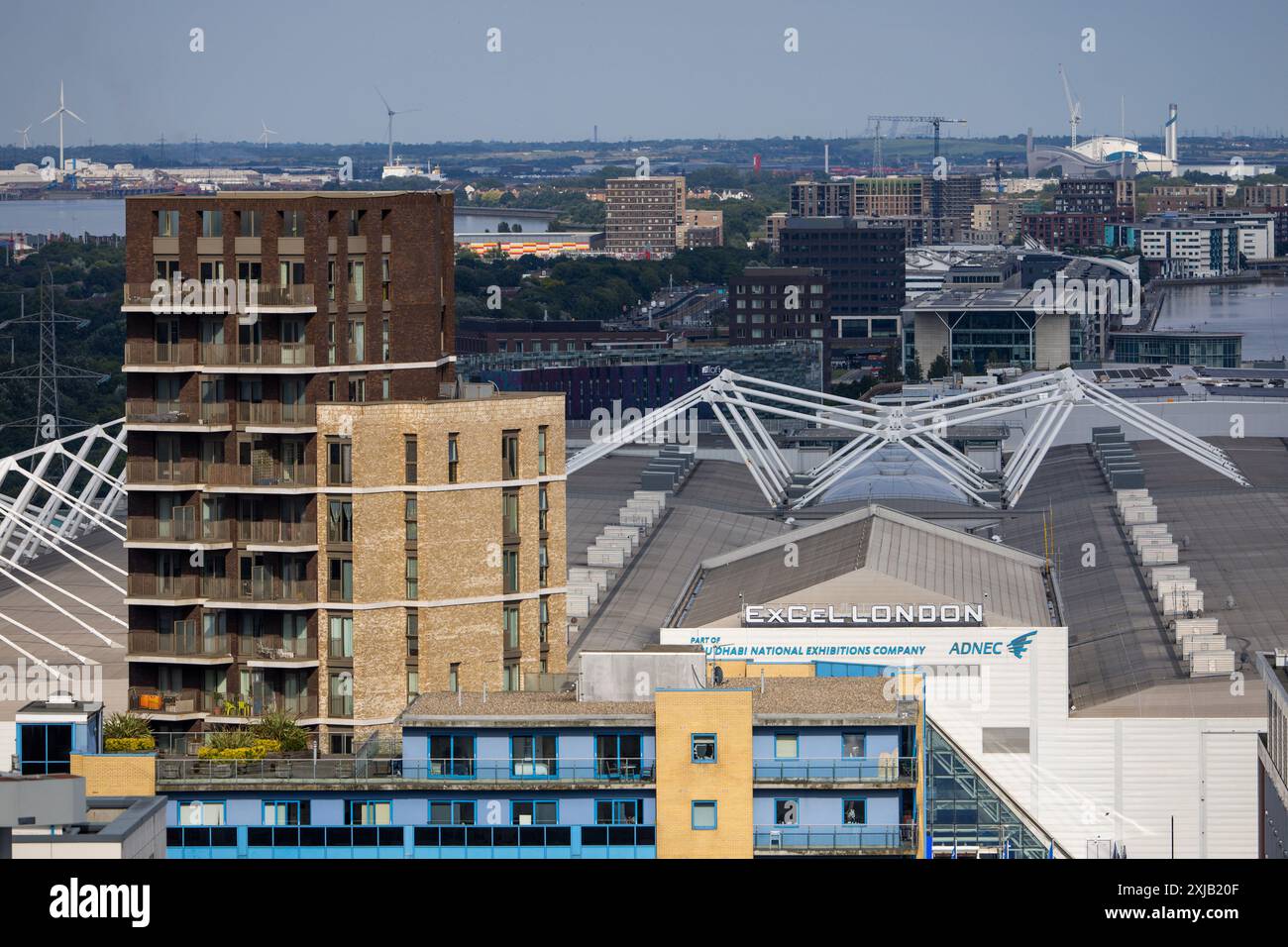London, Royaume Univ. Juli 2024. Excel London während des Hankook London ePrix 2024, 10. Treffens der ABB FIA Formel E Weltmeisterschaft 2023-24, auf der Excel London vom 18. Bis 21. Juni 2024 in London, Vereinigtes Königreich - Foto Julien Delfosse/DPPI Credit: DPPI Media/Alamy Live News Stockfoto