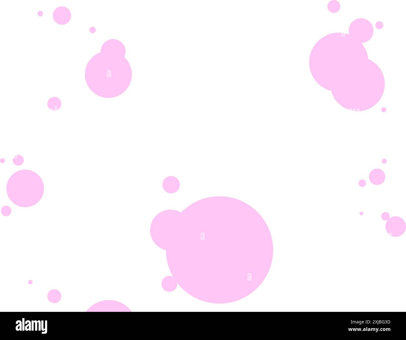 Hintergrund mit rosafarbenen Flecken. Luftig-süße Assoziationen und Dekoration für Design. Ruhiger Ton und ruhige Farben. Pop Art Retro Vektor Illustration Kitsch Vintage Stock Vektor