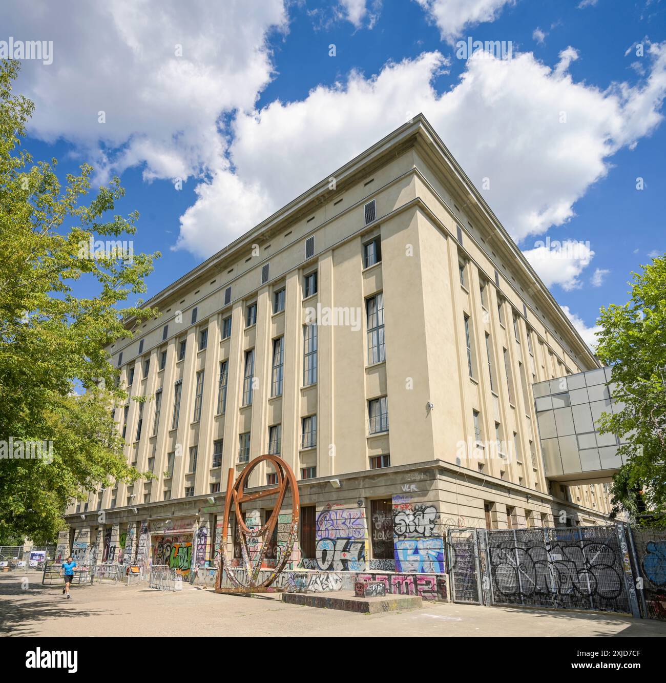 Berghain Club, Am Wriezener Bahnhof, Friedrichshain, Berlin, Deutschland Stockfoto