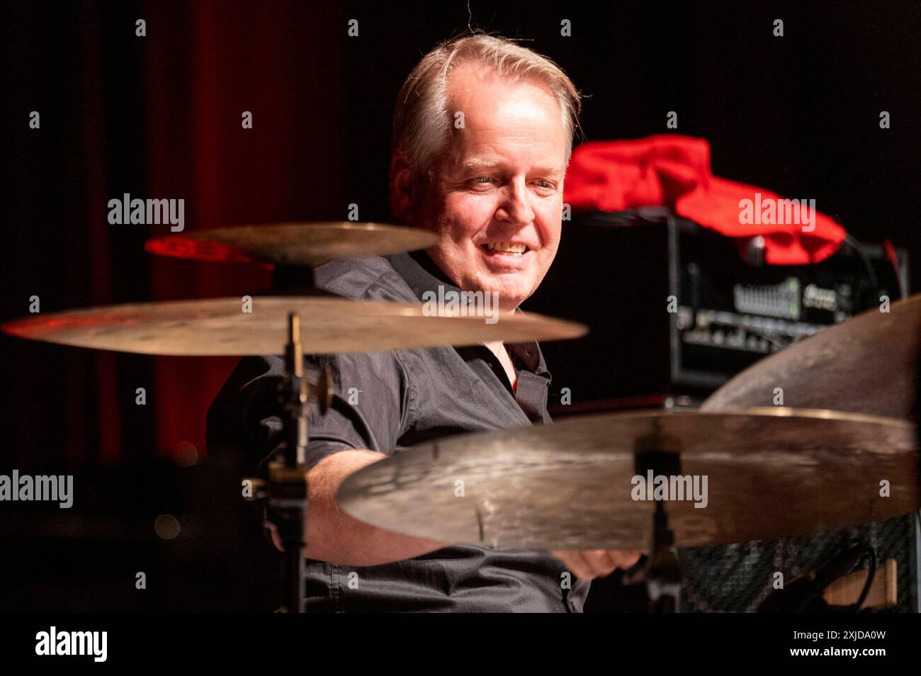 Wolfgang Haffner Magic Four live bei den 34. Internationales Theaterhaus Jazztagen im Theaterhaus. Stuttgart. 31.03.2024 *** Wolfgang Haffner Magic Four live bei den Internationalen Theaterhaus Jazz Days 34 im Theaterhaus Stuttgart 31 03 2024 Foto:xDeondox/xFuturexImagex haffner 4302 Stockfoto