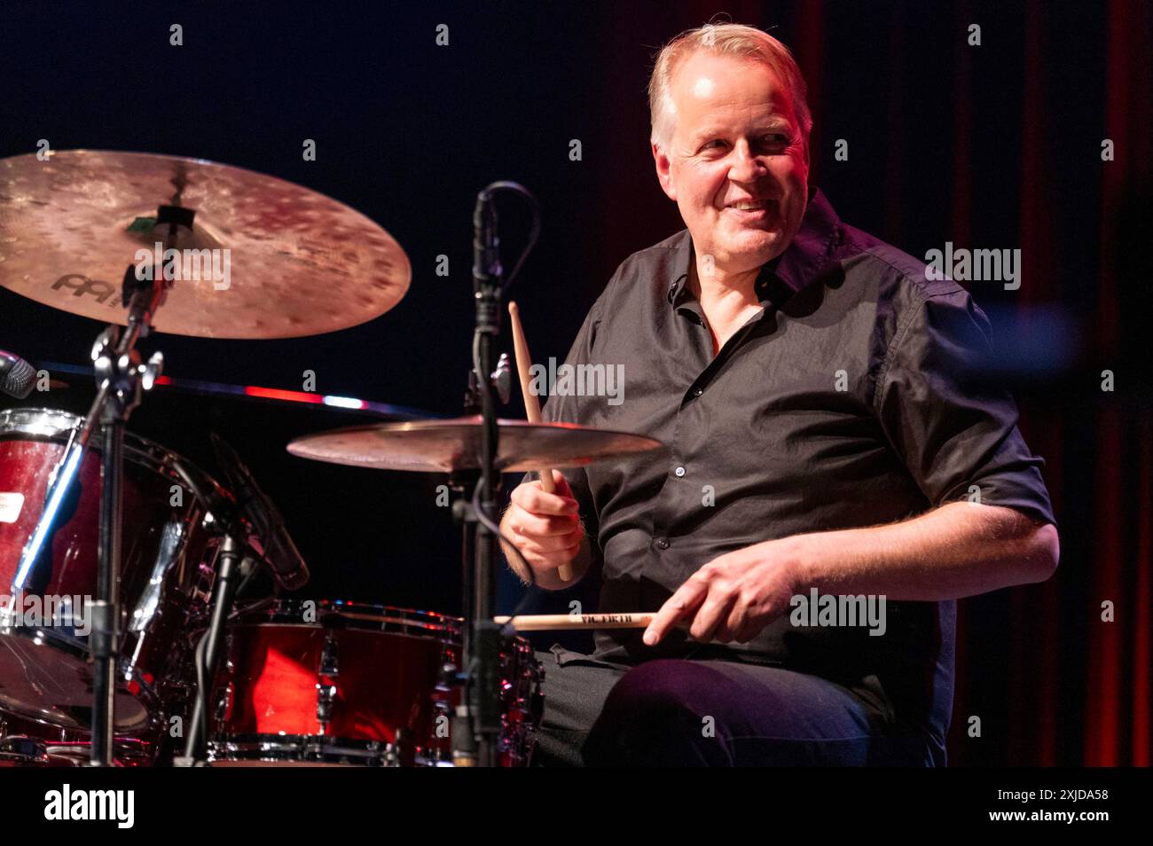 Wolfgang Haffner Magic Four live bei den 34. Internationales Theaterhaus Jazztagen im Theaterhaus. Stuttgart. 31.03.2024 *** Wolfgang Haffner Magic Four live bei den Internationalen Theaterhaus Jazz Days 34 im Theaterhaus Stuttgart 31 03 2024 Foto:xDeondox/xFuturexImagex haffner 4309 Stockfoto