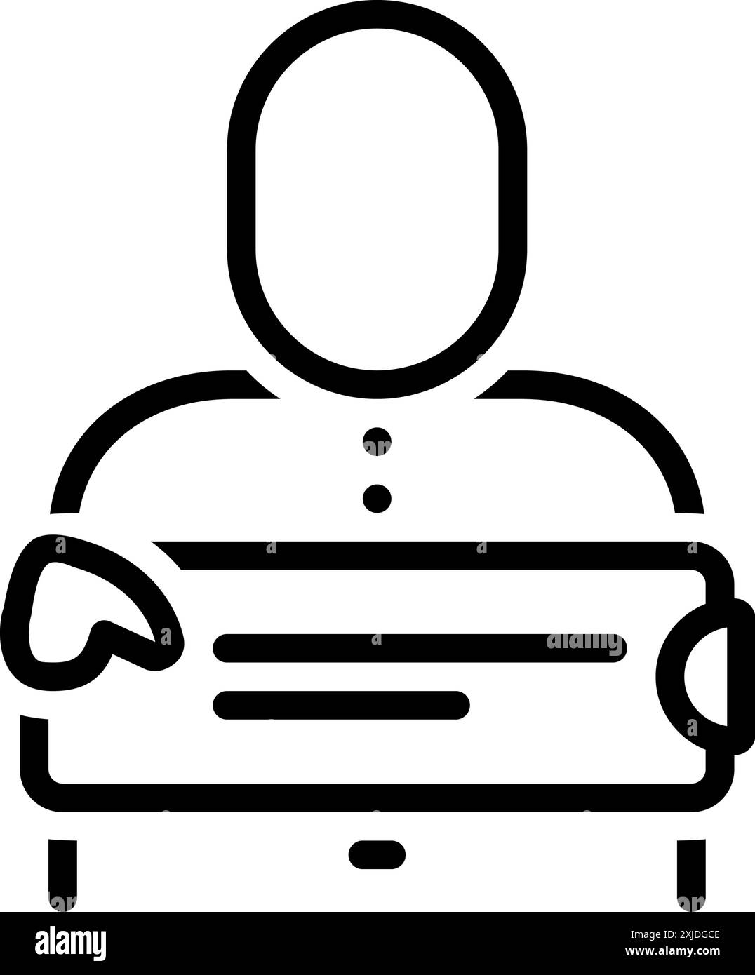 Symbol für Name, Titel Stock Vektor