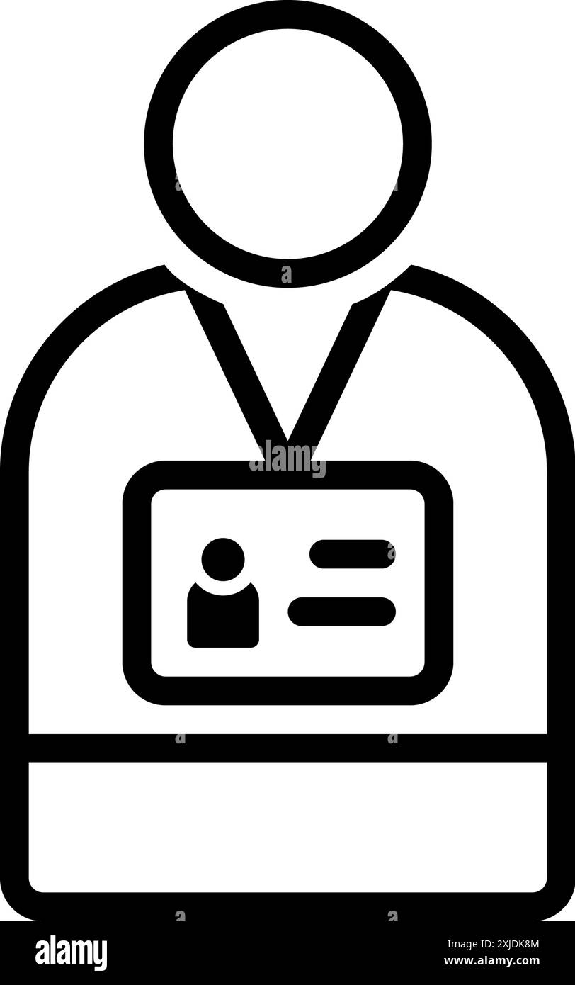 Symbol für Name, Titel Stock Vektor