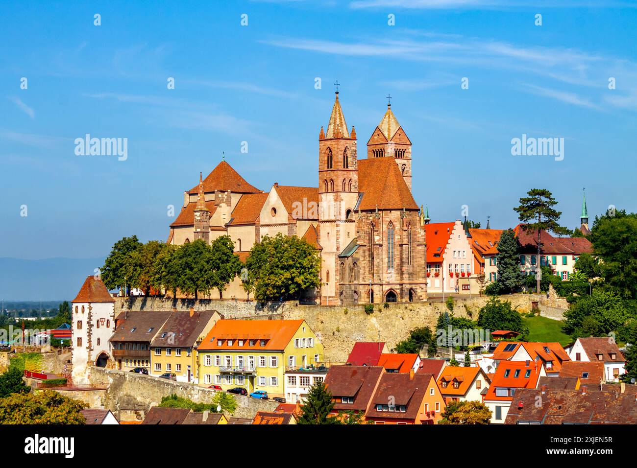 Altstadt von Breisach am Rhein, Deutschland Stockfoto