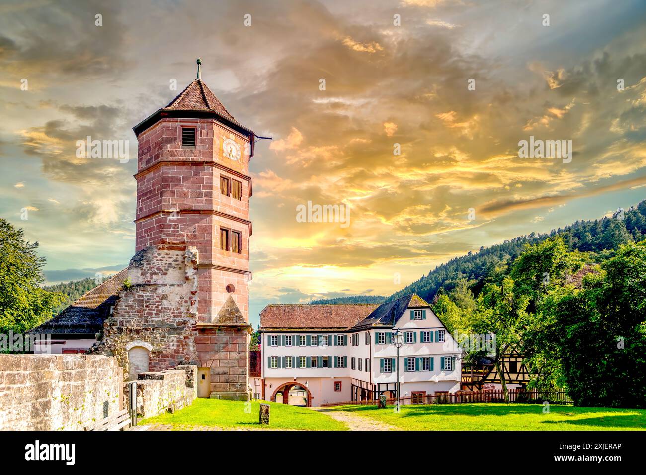 Kloster Hirsau, Calw, Schwarzwald, Deutschland Stockfoto