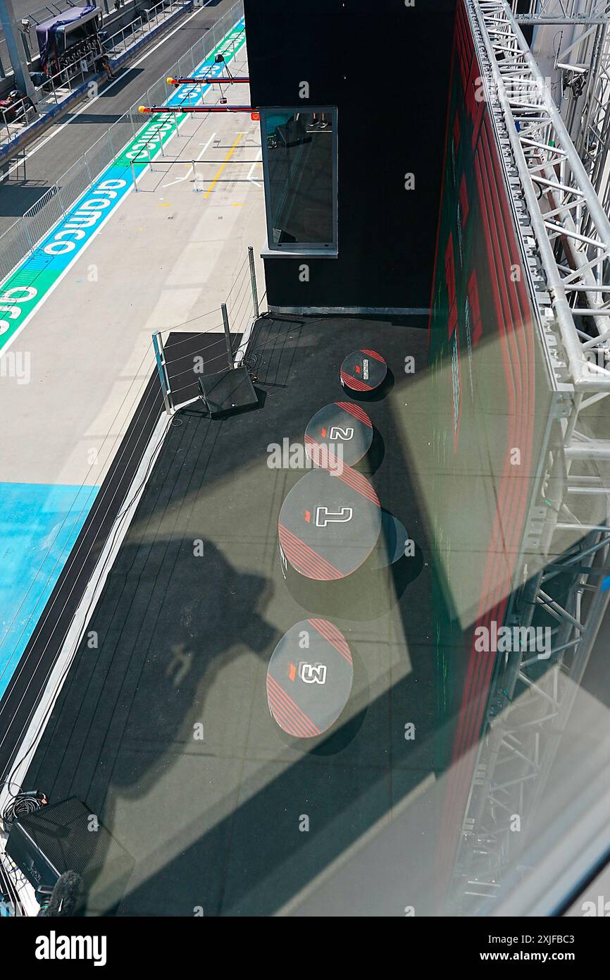 18. Juli 2024, Hungaroring, Budapest, FORMEL 1 GROSSER PREIS VON UNGARN 2024, auf dem Bild das