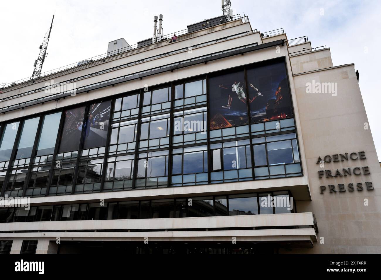 Agence France Presse - Paris - Frankreich Stockfoto