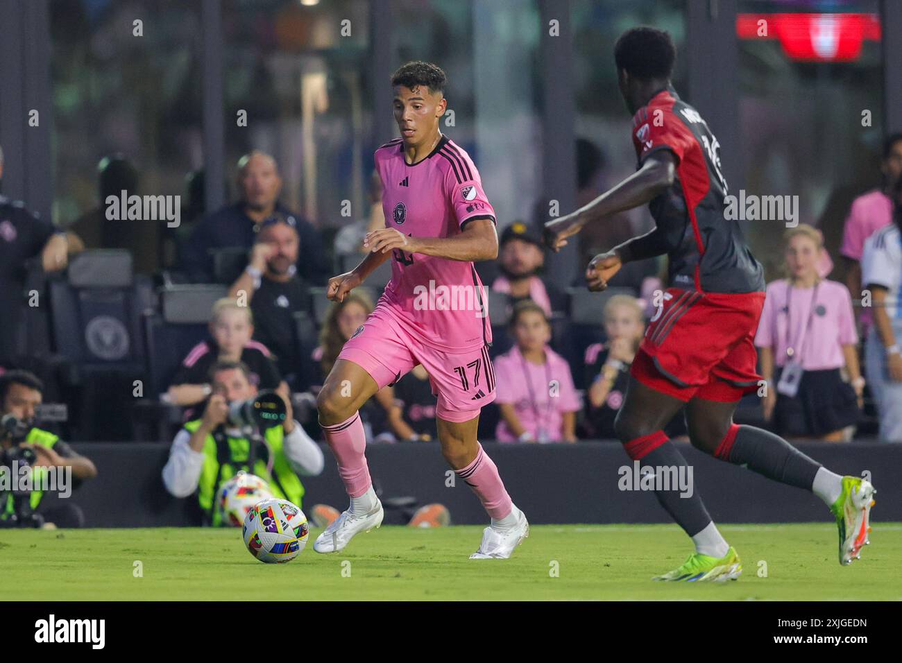 Inter Miami CF gegen Toronto FC, MLS, 7.–17.–2024, Chase Stadium Fort Lauderdale, Florida, USA, Foto: Chris Arjoon/Credit Stockfoto