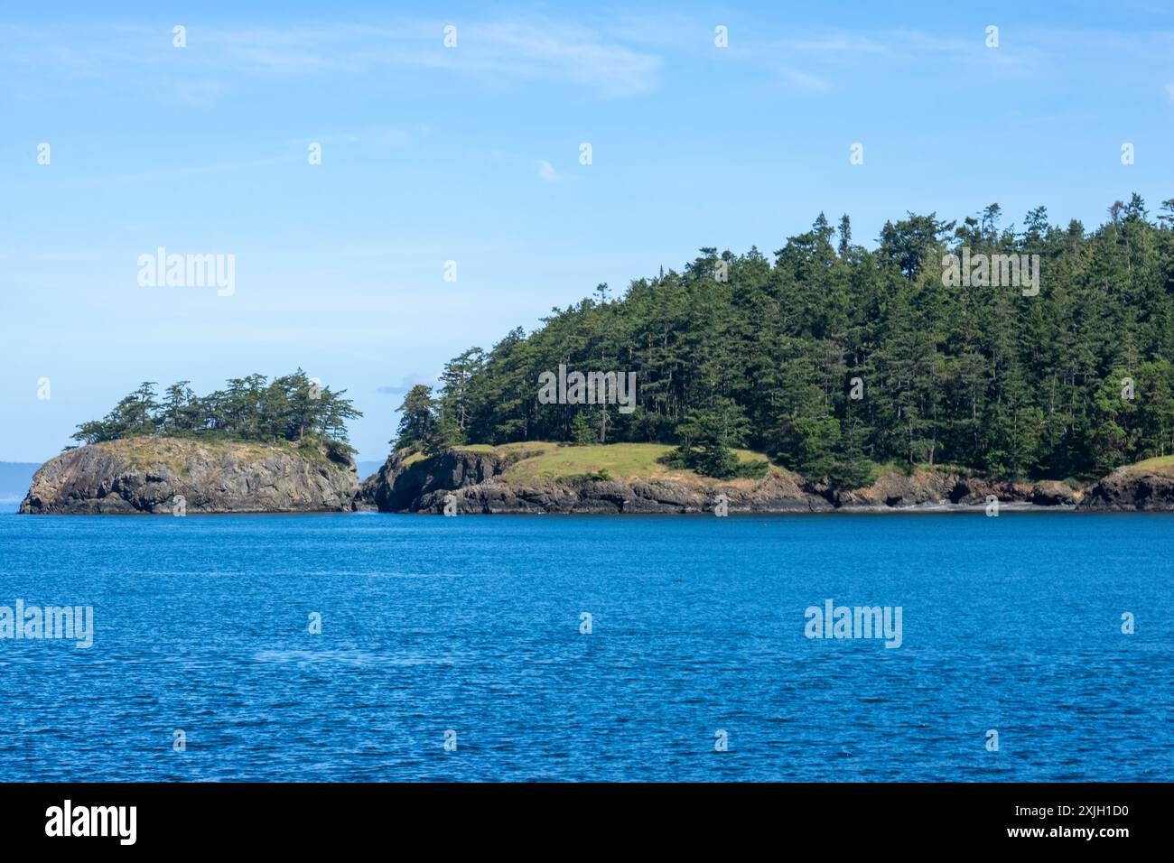 Täuschung Pass State Park, Washington, USA. North Beach Landschaft Stockfoto