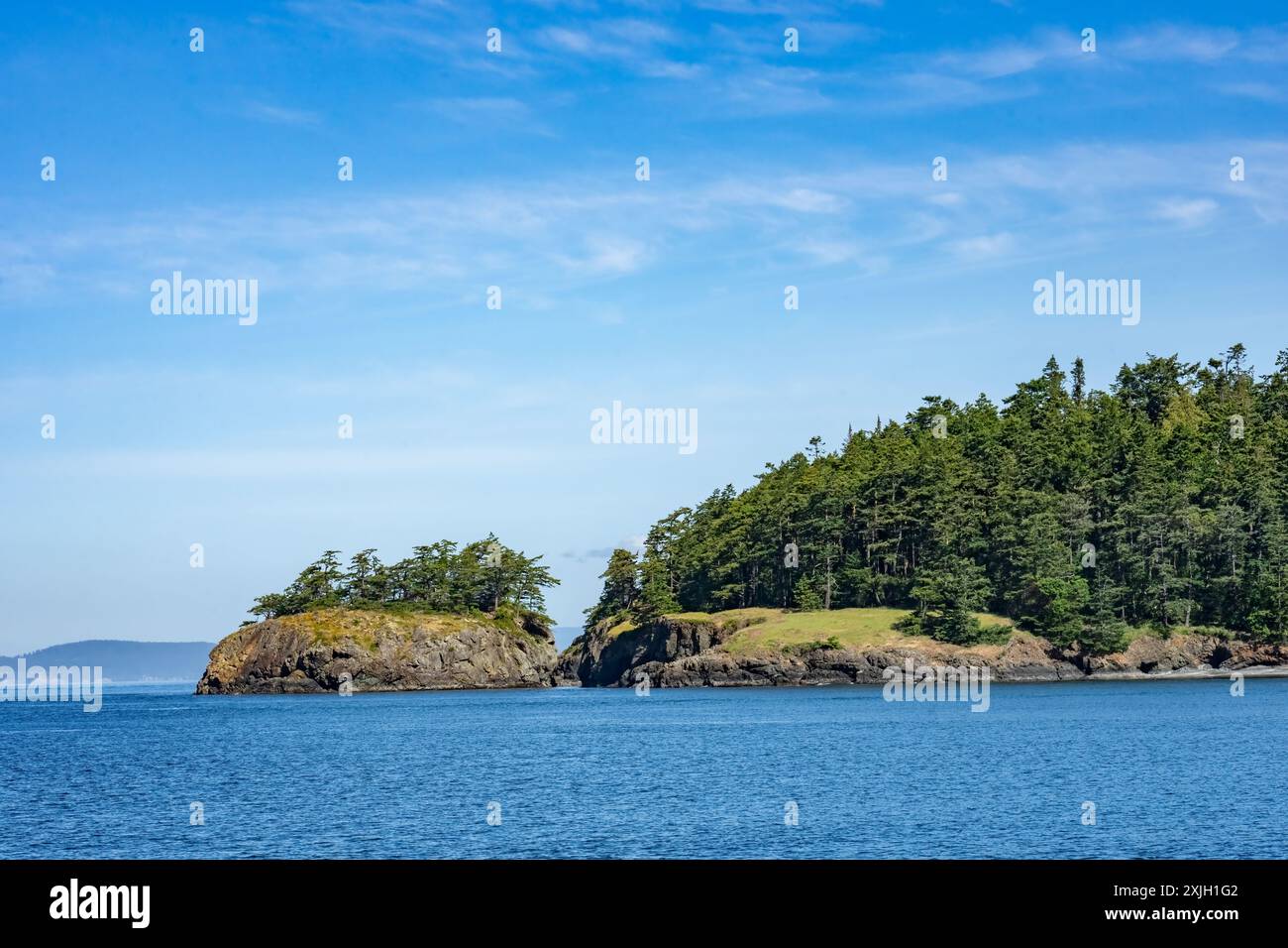 Täuschung Pass State Park, Washington, USA. North Beach Landschaft Stockfoto