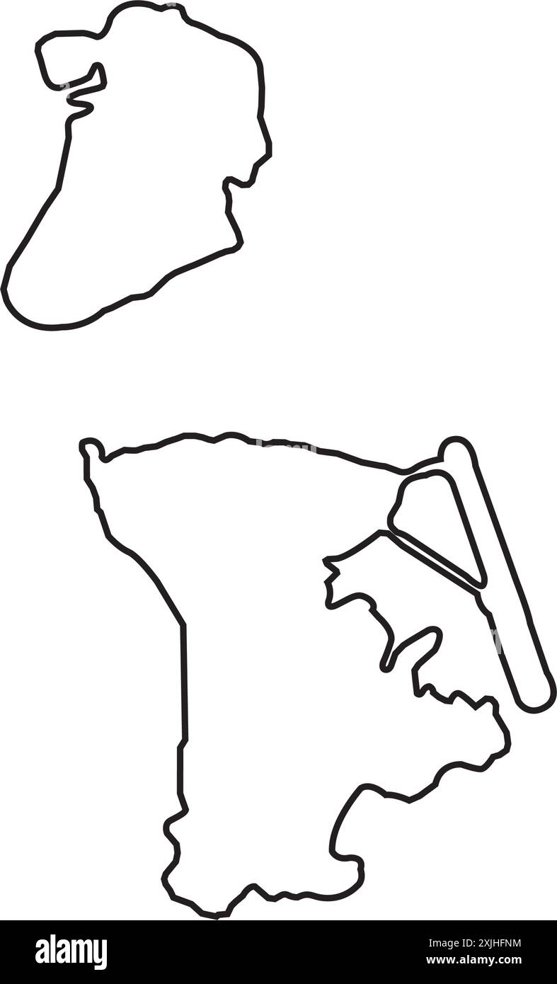 Macau Karte Symbol Vektor Symbol Design Stock Vektor