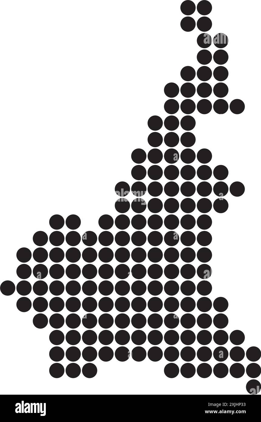 Kamerun Karte Symbol Illustration Design Stock Vektor