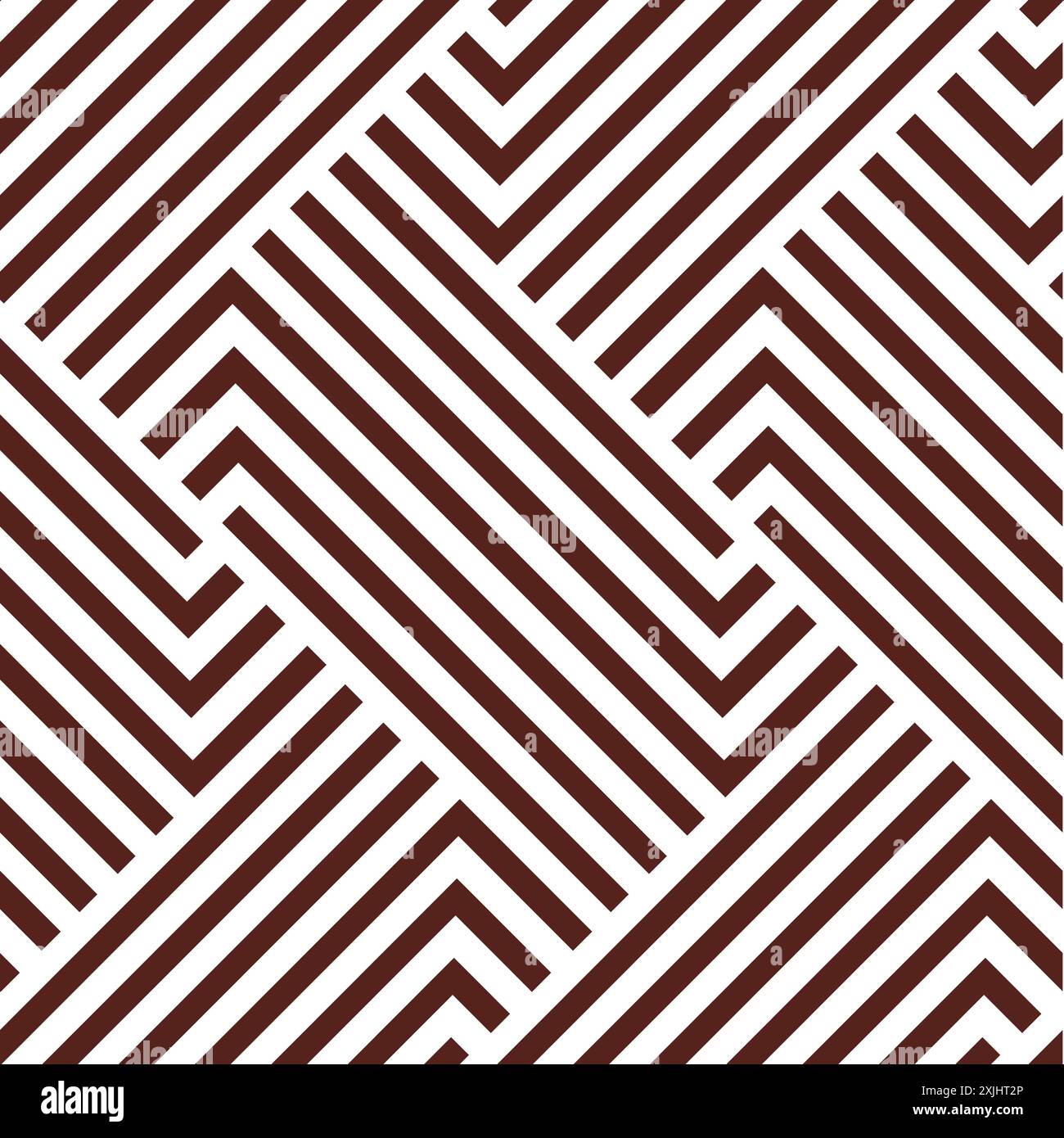 Das geometrische Muster durch Streifen. Nahtloser Vektorhintergrund. Stock Vektor