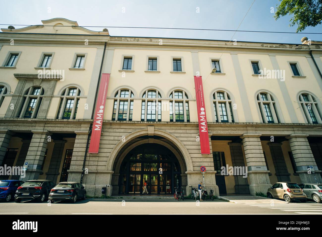 Bologna - Italien - 5. Mai 2024 Mambo Museum für Moderne Kunst von Bologna. Hochwertige Fotos Stockfoto