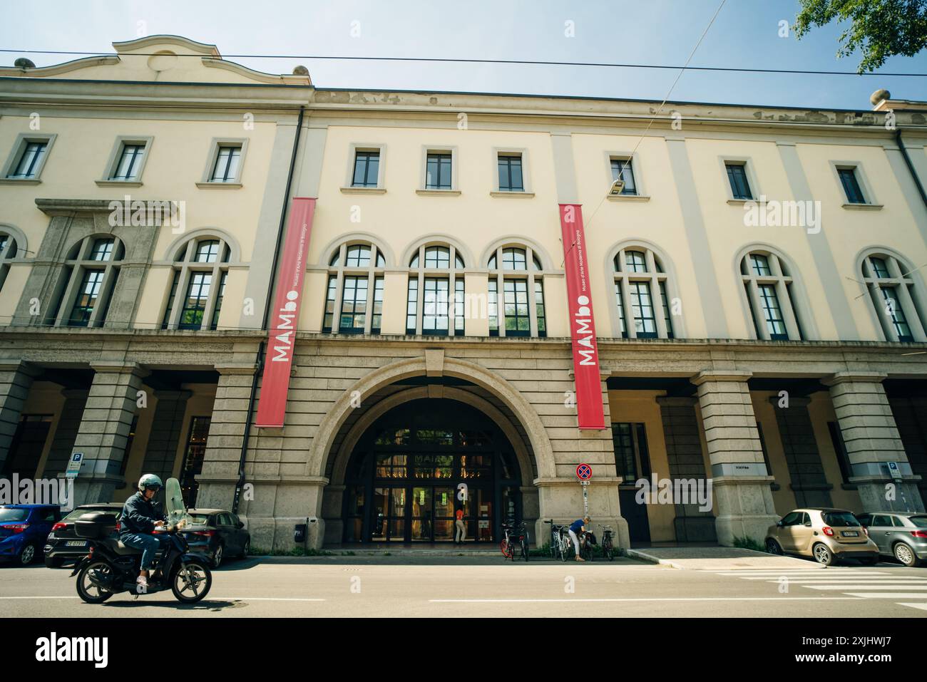 Bologna - Italien - 5. Mai 2024 Mambo Museum für Moderne Kunst von Bologna. Hochwertige Fotos Stockfoto