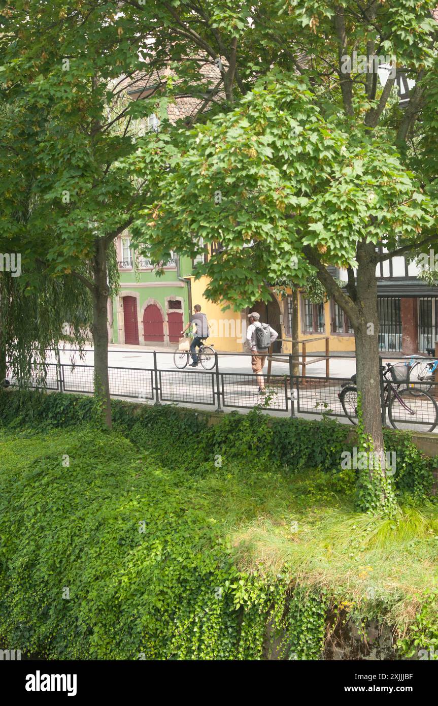 Straßenfotografie Straßburg Stockfoto