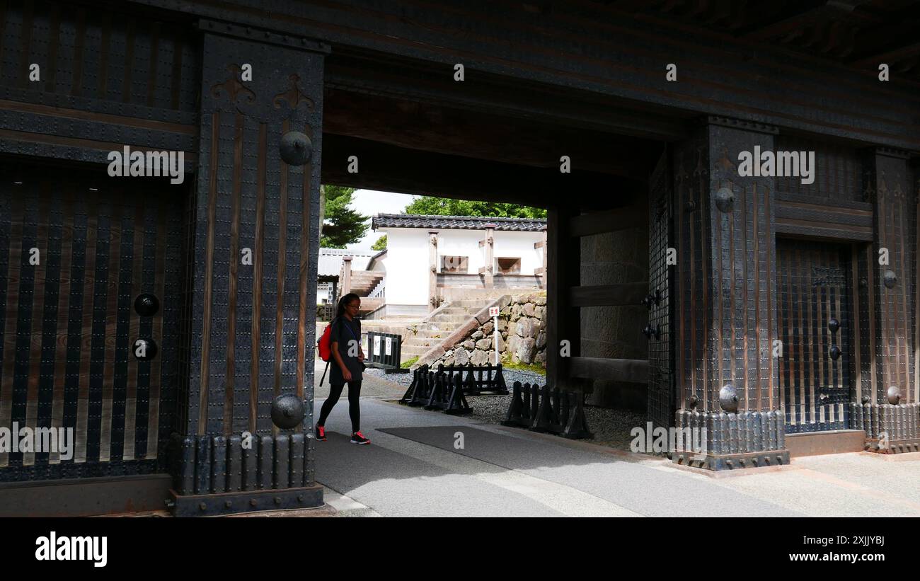 Kanazawa Castle befindet sich in der Präfektur Ishikawa, Japan Stockfoto