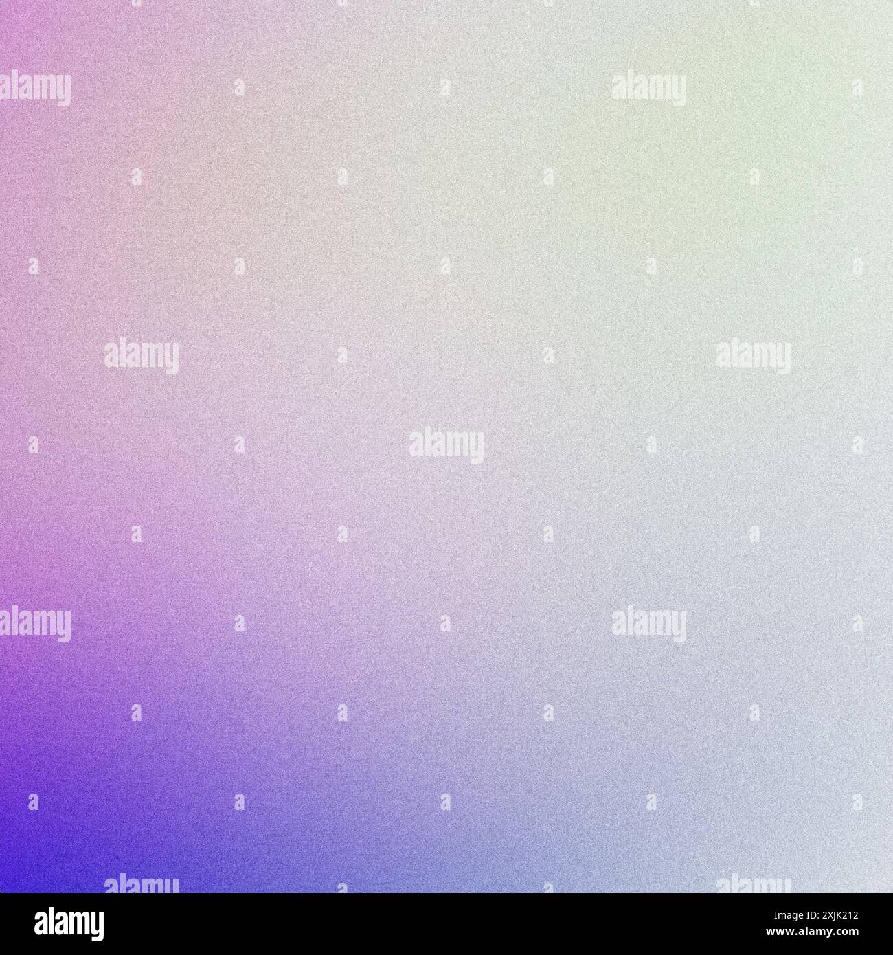 Abstrakter, verschwommener Hintergrund mit einer körnigen Textur, mit violetten, blauen und grünen Tönen, die einen weichen und dezenten Hintergrund schaffen Stockfoto