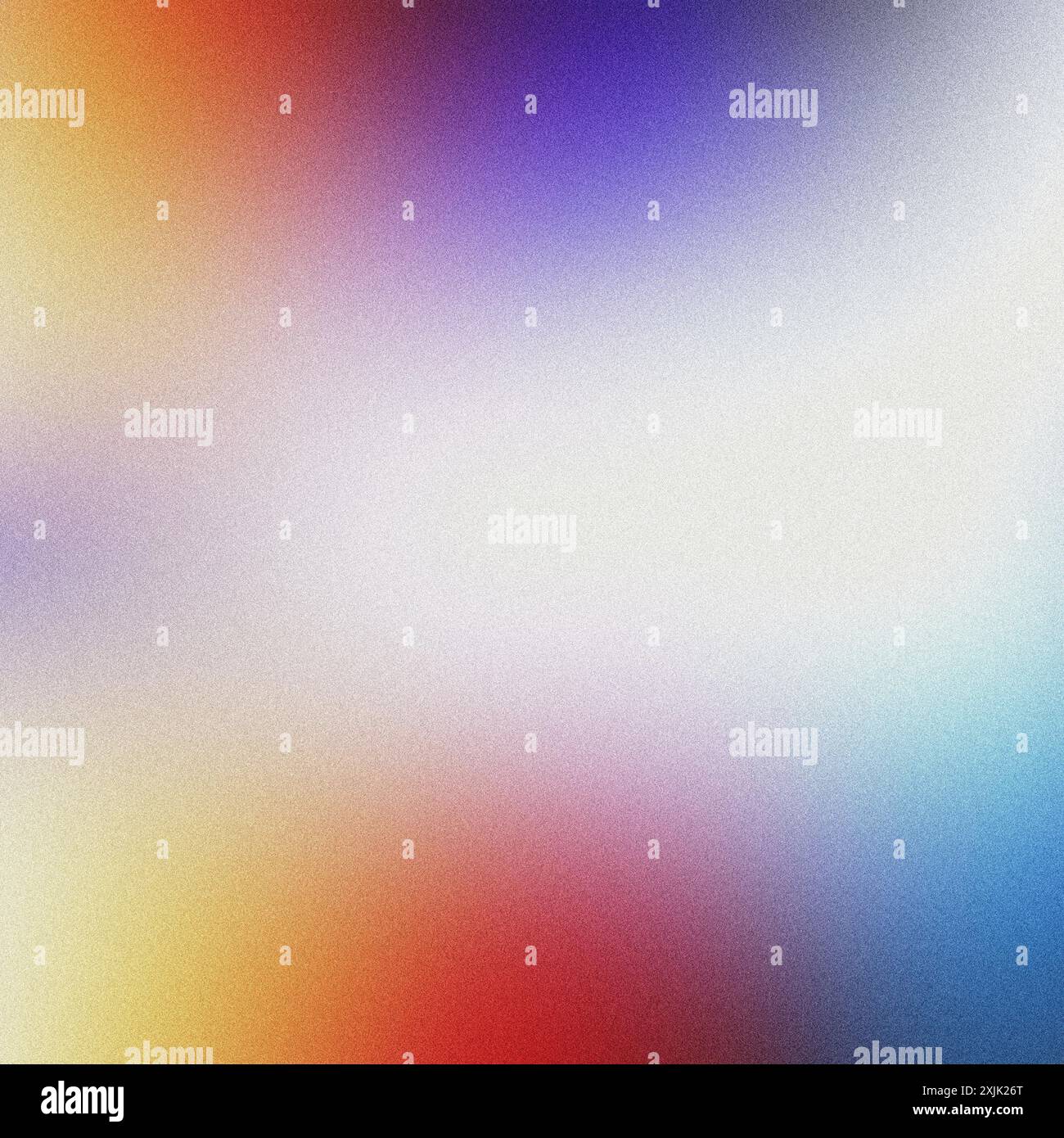 Abstrakter farbenfroher Hintergrund mit dezenter, körniger Textur und verschwommenen Formen für ein lebendiges und modernes Design Stockfoto