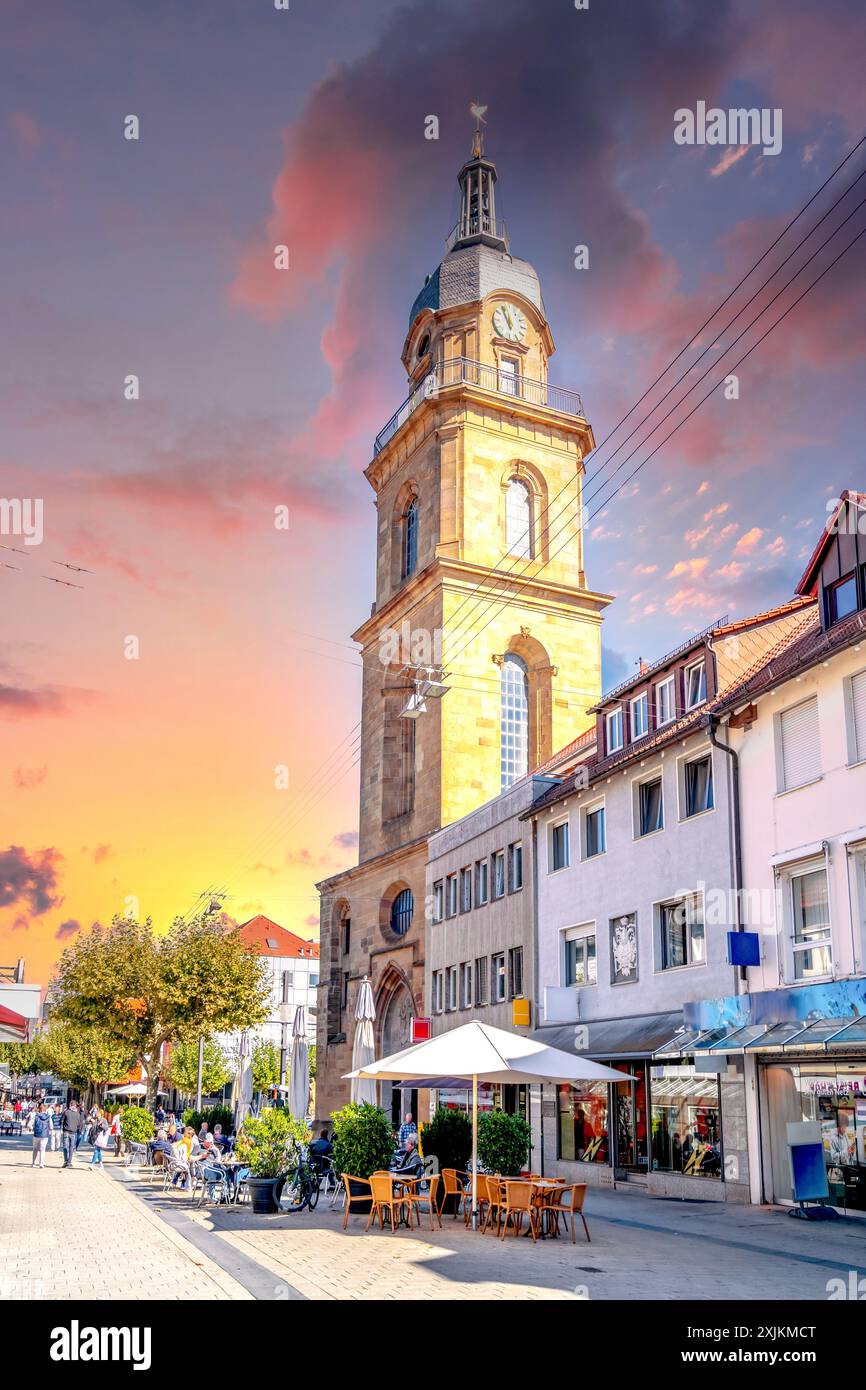 Die Altstadt von Heilbronn, Deutschland Stockfoto