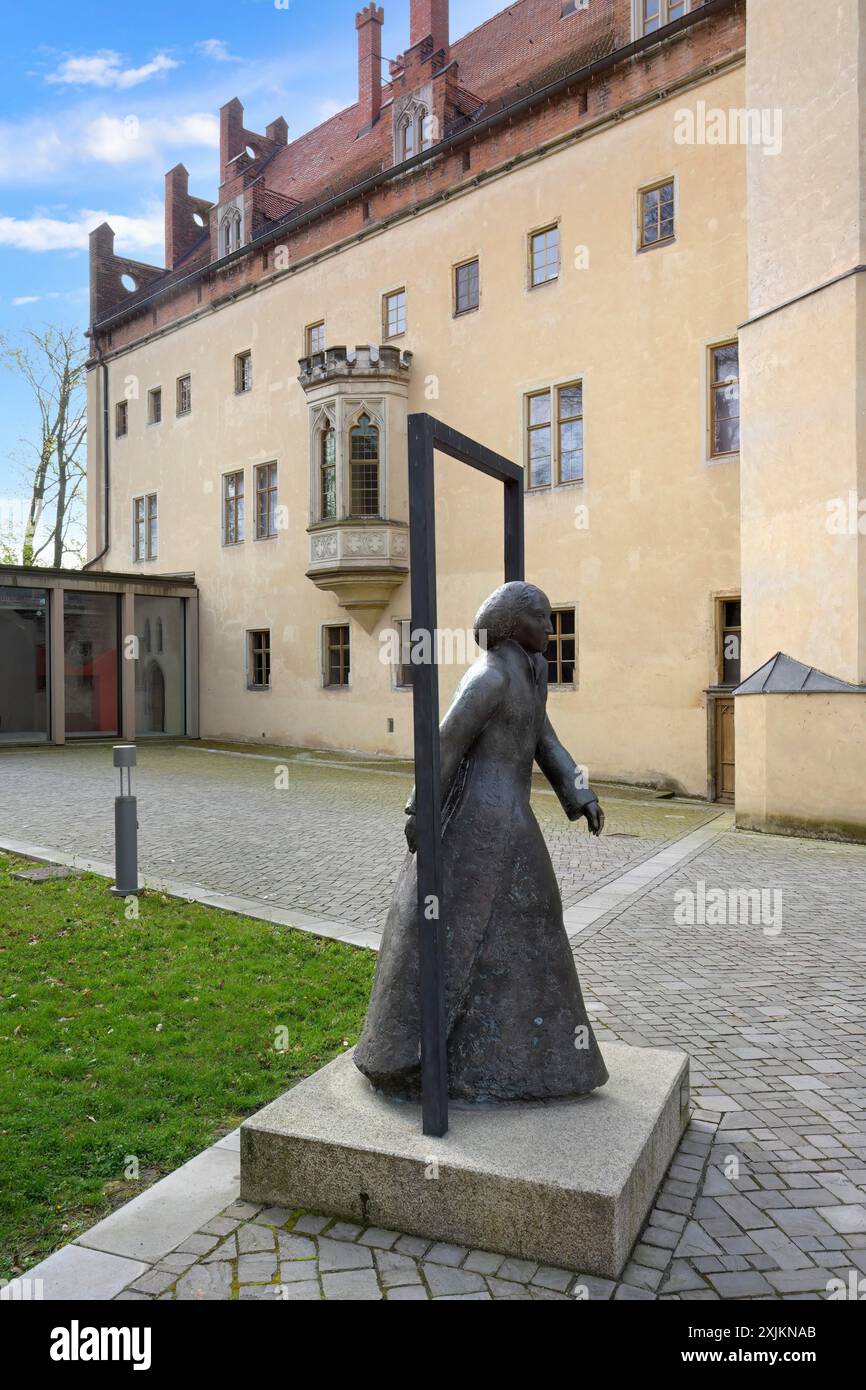 Martin-Luther-Haus, Innenhof, Luther-Stadt Wittenberg, Sachsen-Anhalt, Deutschland Stockfoto