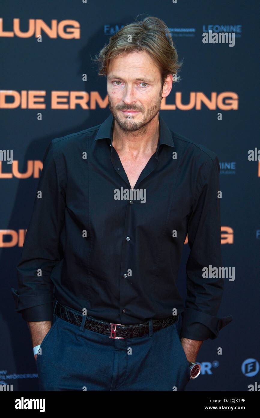 Andreas Pietschmann, DIE ERMITTLUNG, Fotoruf auf dem roten Teppich zur Berliner Premiere im ZOO Palast, Berlin, 16. Juli 2024 Stockfoto