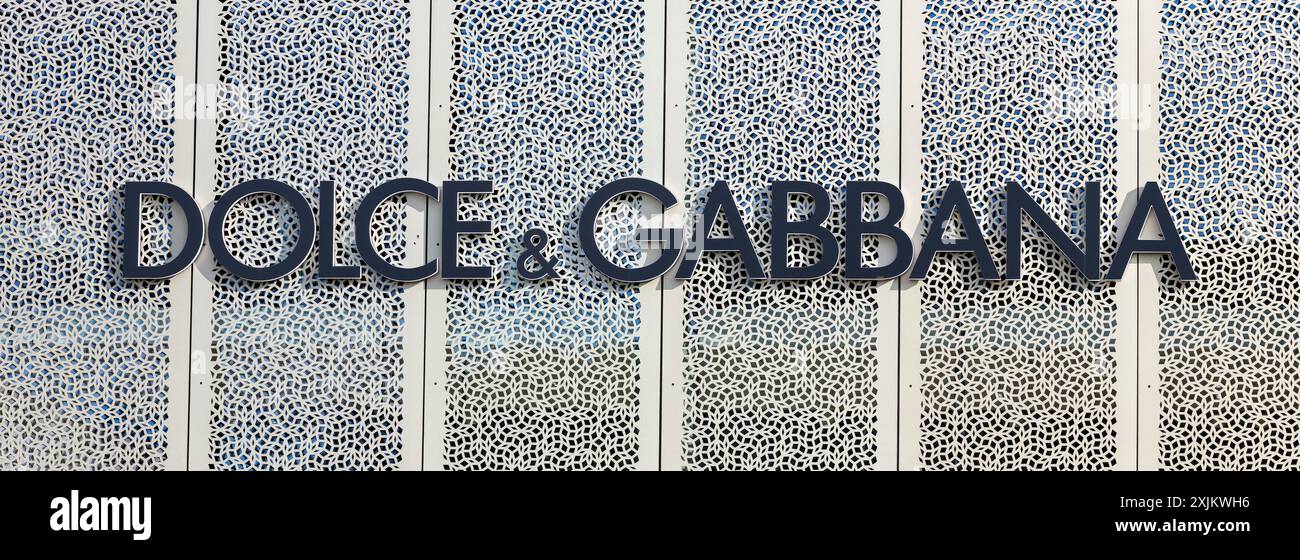 Logo der Luxusmodemarke Dolce&Gabbana Stockfoto