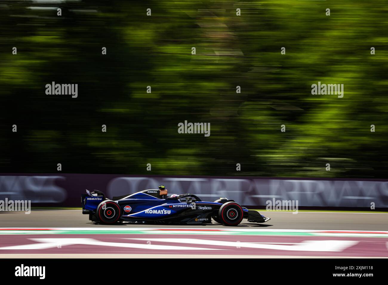 02 SARGEANT Logan (usa), Williams Racing FW46, Aktion während des Formel-1-Großen Preises von Ungarn 2024, 13. Runde der Formel-1-Weltmeisterschaft 2024 vom 19. Bis 21. Juli 2024 auf dem Hungaroring in Mogyorod, Ungarn Stockfoto