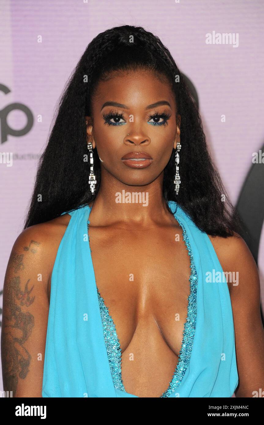 Ari Lennox bei den American Music Awards 2022, die am 20. November 2022 im Microsoft Theater in Los Angeles, USA, stattfanden Stockfoto