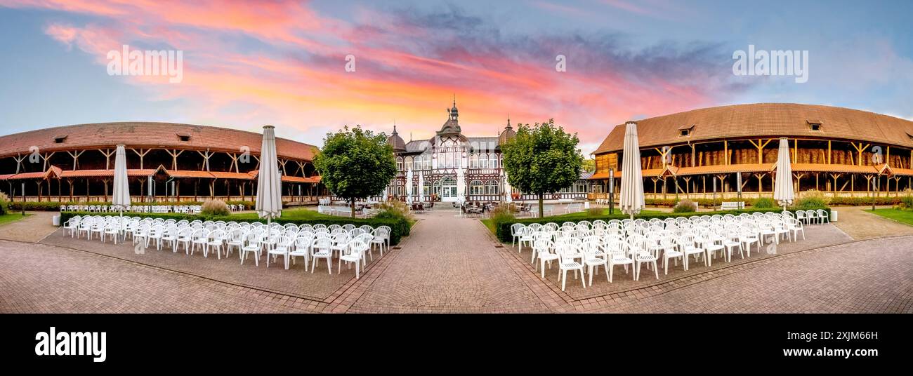 Altstadt von Bad Satzungen, Deutschland Stockfoto