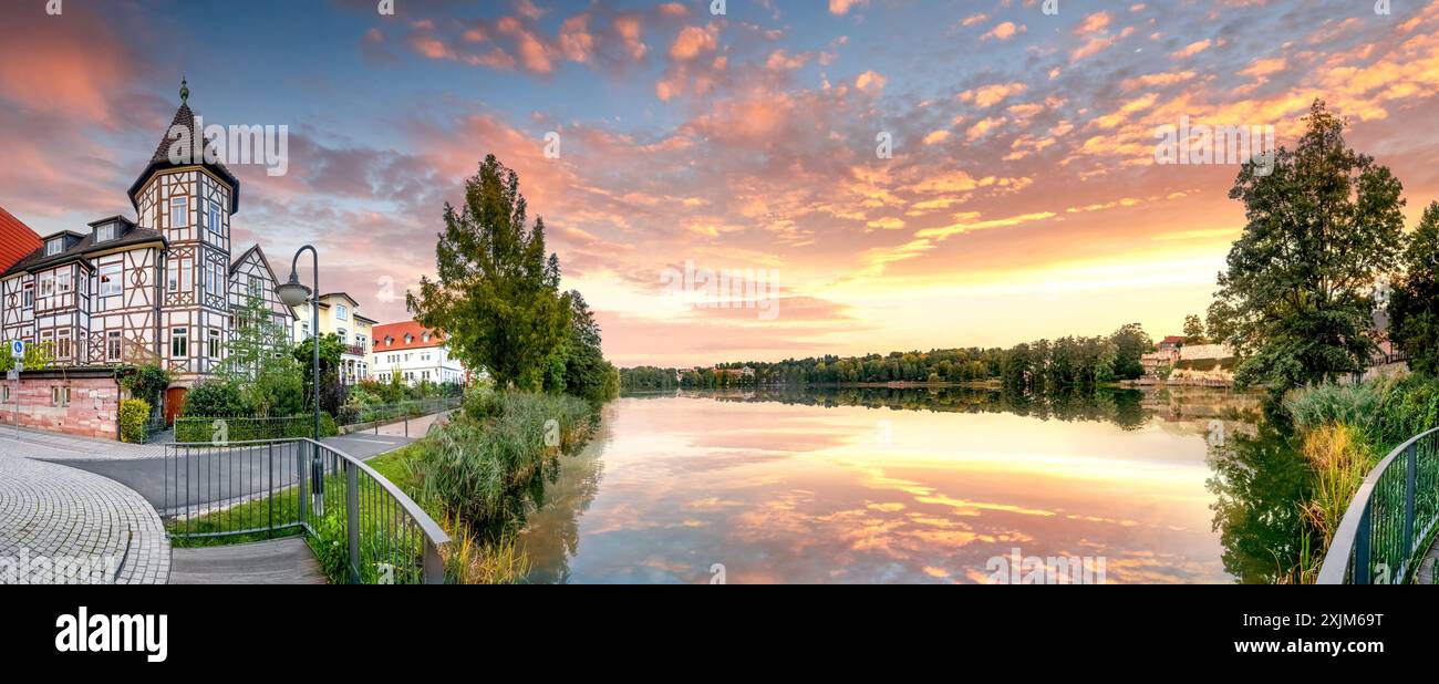 Altstadt von Bad Satzungen, Deutschland Stockfoto