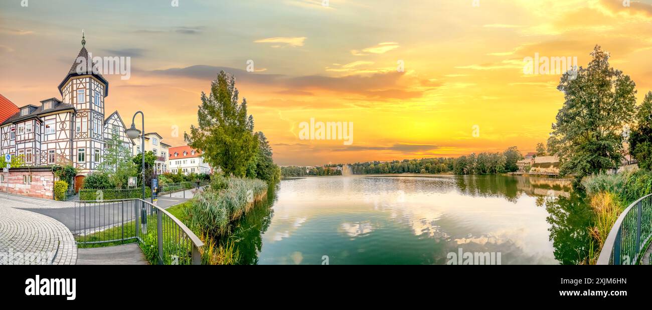 Altstadt von Bad Satzungen, Deutschland Stockfoto