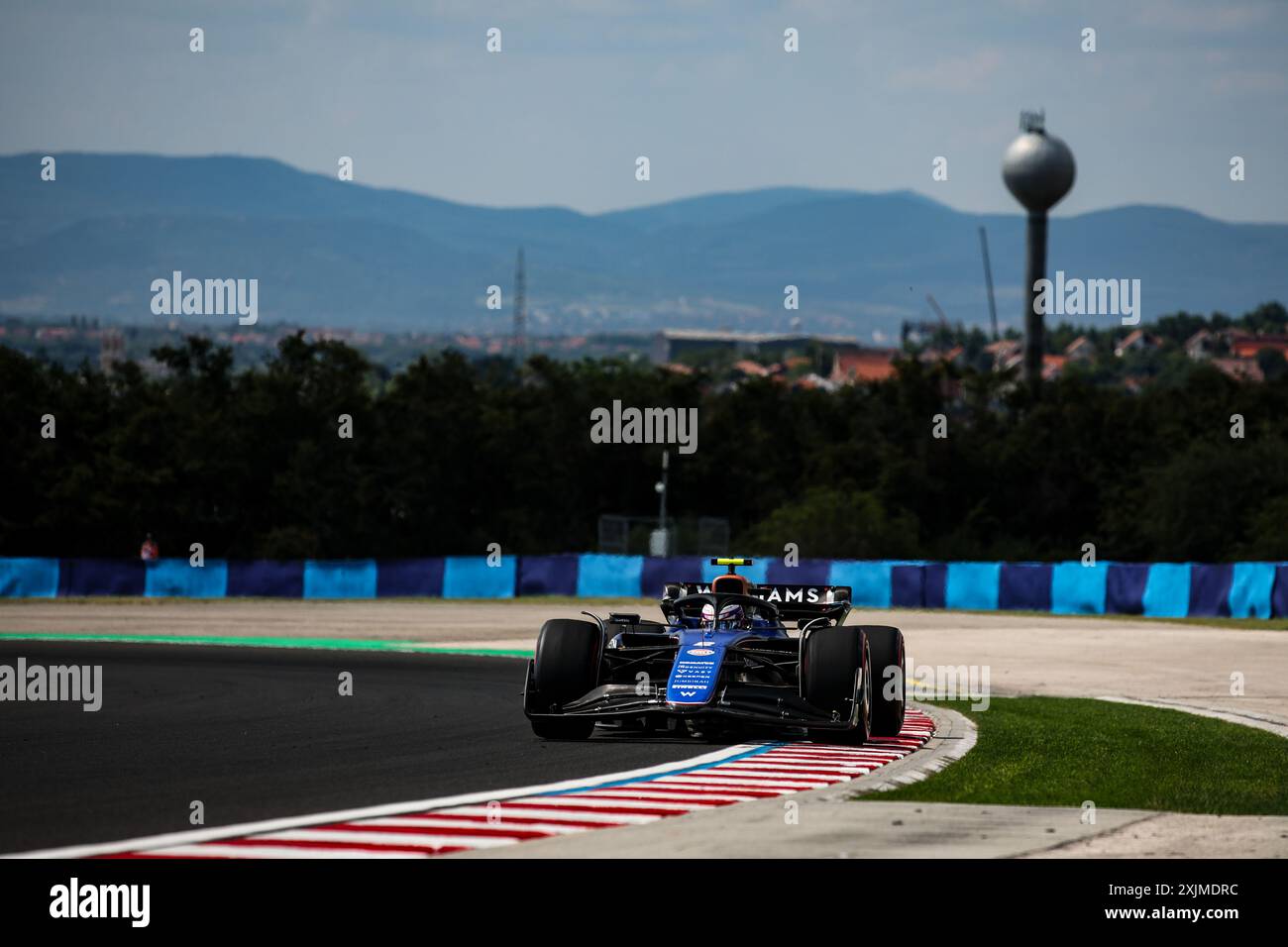 02 SARGEANT Logan (usa), Williams Racing FW46, Aktion während des Formel-1-Großen Preises von Ungarn 2024, 13. Runde der Formel-1-Weltmeisterschaft 2024 vom 19. Bis 21. Juli 2024 auf dem Hungaroring in Mogyorod, Ungarn Stockfoto