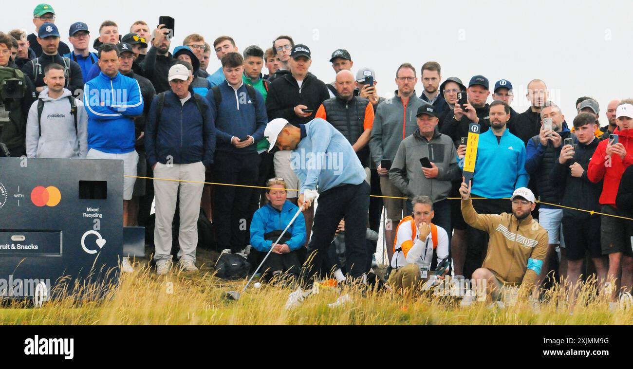 Golf Open Championship, 19.07.24. Xander Schauffele. Quelle: CDG/Alamy Live News Stockfoto