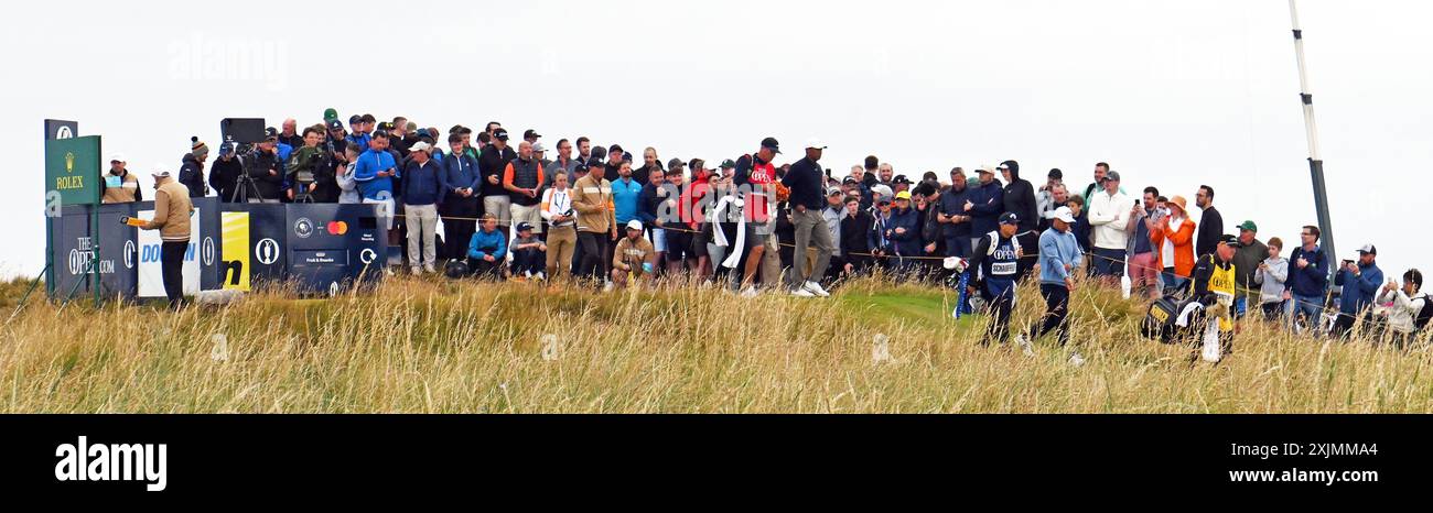Golf Open Championship, 19.07.24.Tiger Woods. Quelle: CDG/Alamy Live News Stockfoto