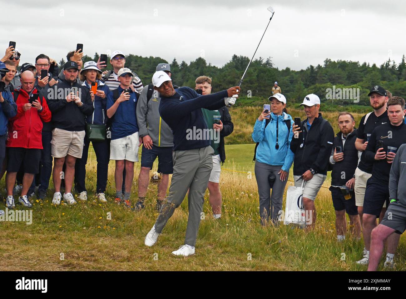 Golf Open Championship, 19.07.24.Tiger Woods. Quelle: CDG/Alamy Live News Stockfoto