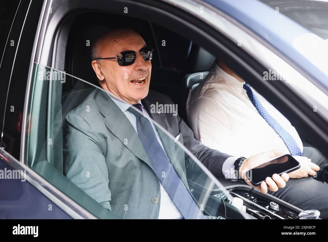 Mailand, die Lega Serie A Assembly im Hauptquartier in der Via Rosellini. Auf dem Foto: Giuseppe Marotta, Präsident von Inter Stockfoto